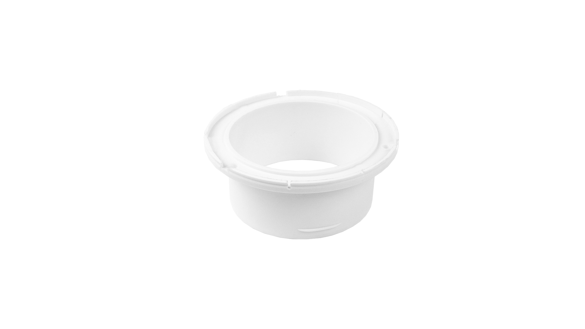 Flange — Ø 90mm / Color: White